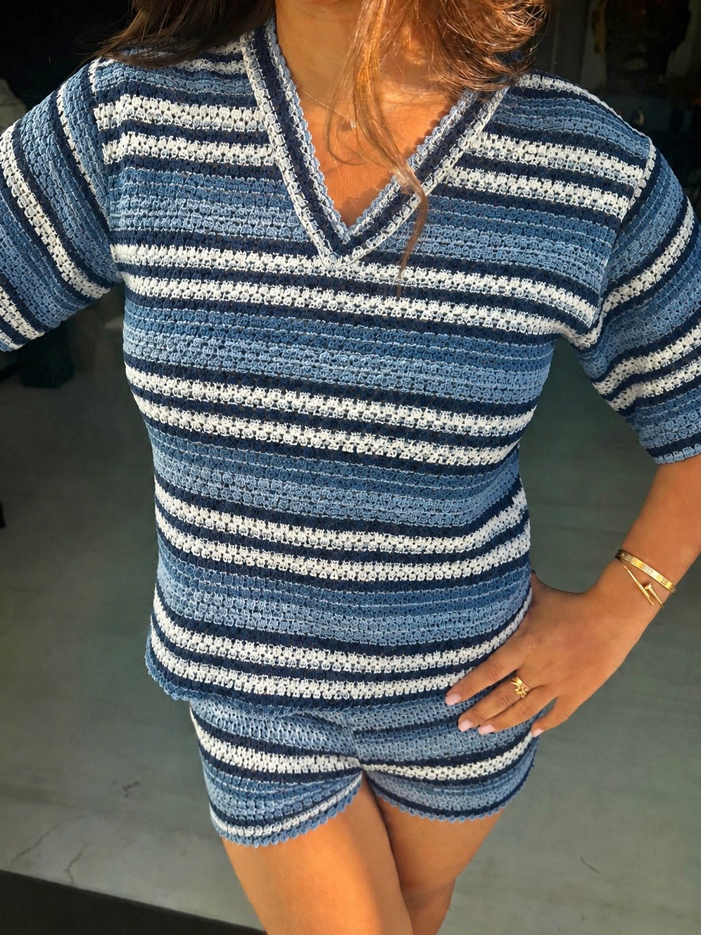 Azure Co-Ord Set (Navy)
