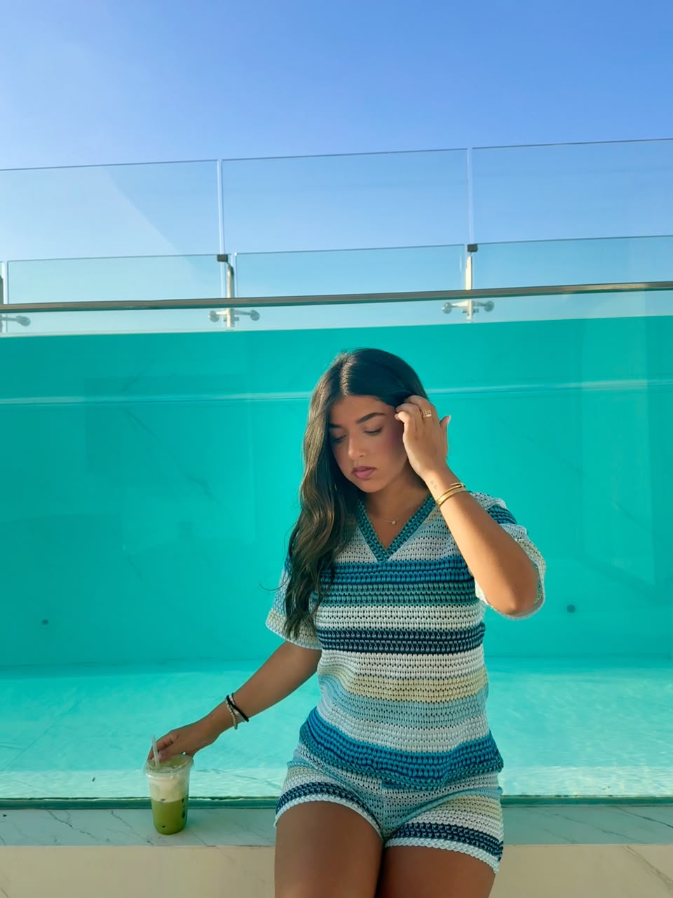 Azure Co-Ord Set (Aqua)