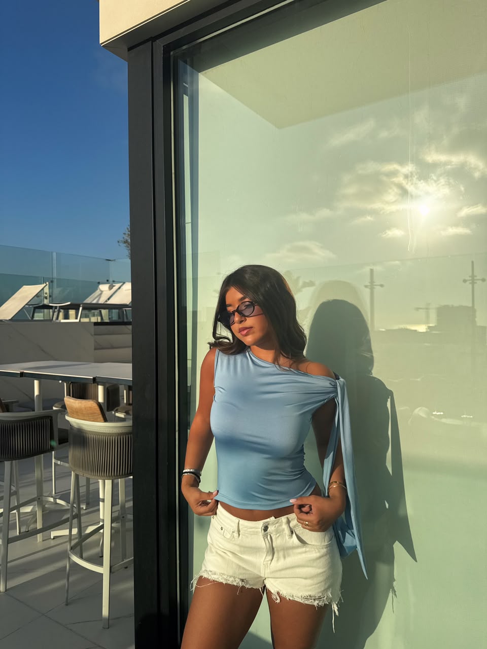 Stella Top- Blue